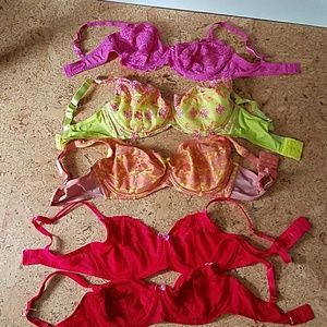 Set of 5 bras